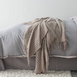 Knit Spring Summer Air Conditioner Blanket for Naps