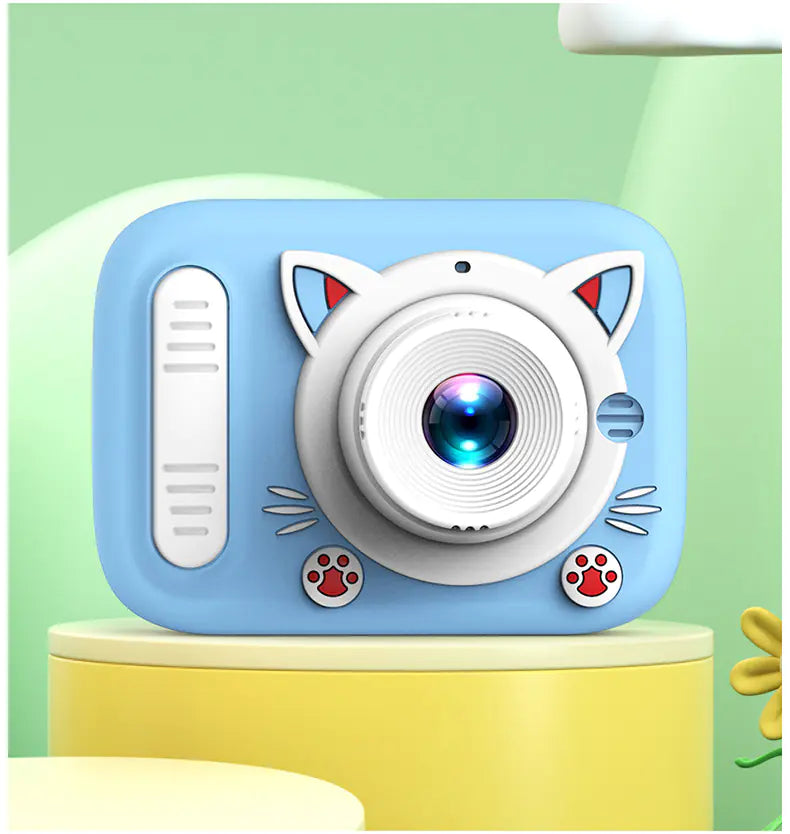 Kids Digital Camera Toy - Cartoon Cat HD Photography
