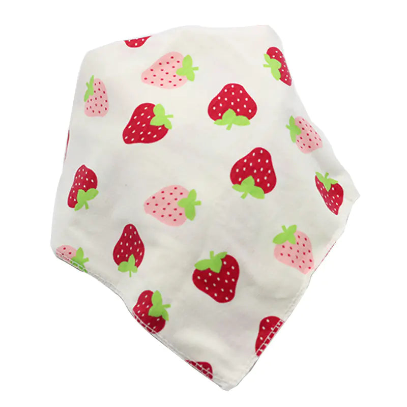 Waterproof Cotton Baby Bibs with Cartoon Design