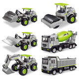 Imitation Alloy Inertia Engineering Vehicle Toy Excavator