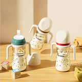 Children's Anti-Spray Learning Drinking Cup with Straw