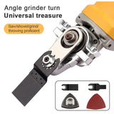 Universal Angle Grinder Conversion Head for Woodworking
