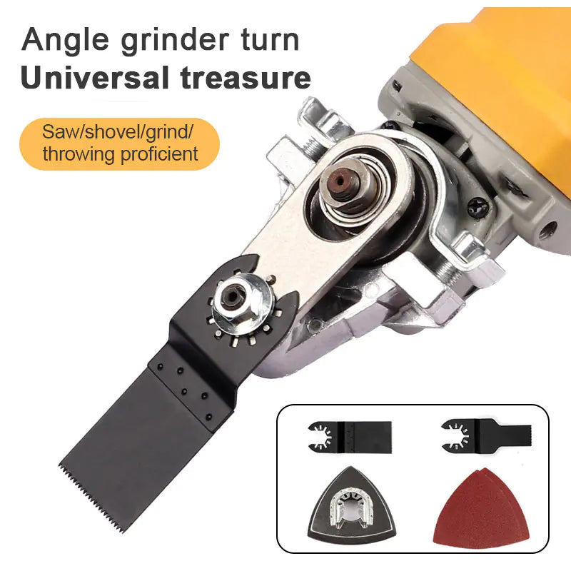 Universal Angle Grinder Conversion Head for Woodworking