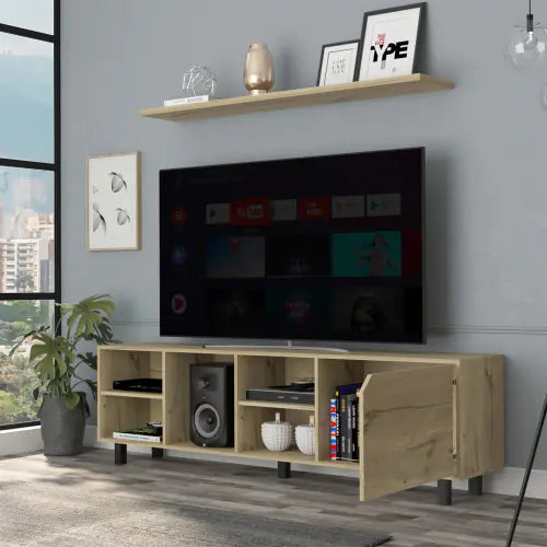Valdivia TV Stand, Light Oak