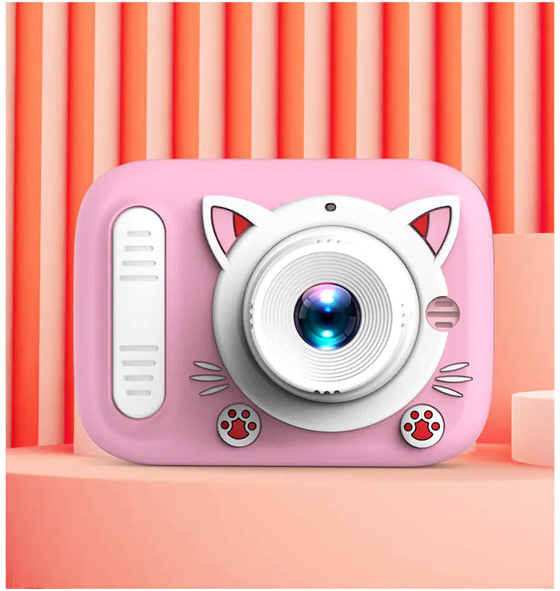 Kids Digital Camera Toy - Cartoon Cat HD Photography