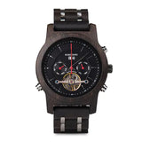 Automatic Tourbillon Mechanical Watch - BOBO BIRD Wood
