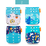 Happyflute Baby Cloth Training Pants - 4 Pack Washable