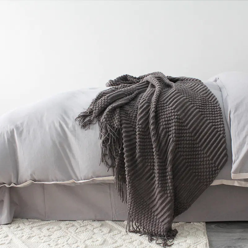 Knit Spring Summer Air Conditioner Blanket for Naps