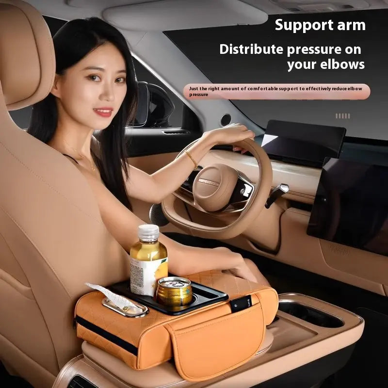 Four-in-one Car Armrest Box Cushion