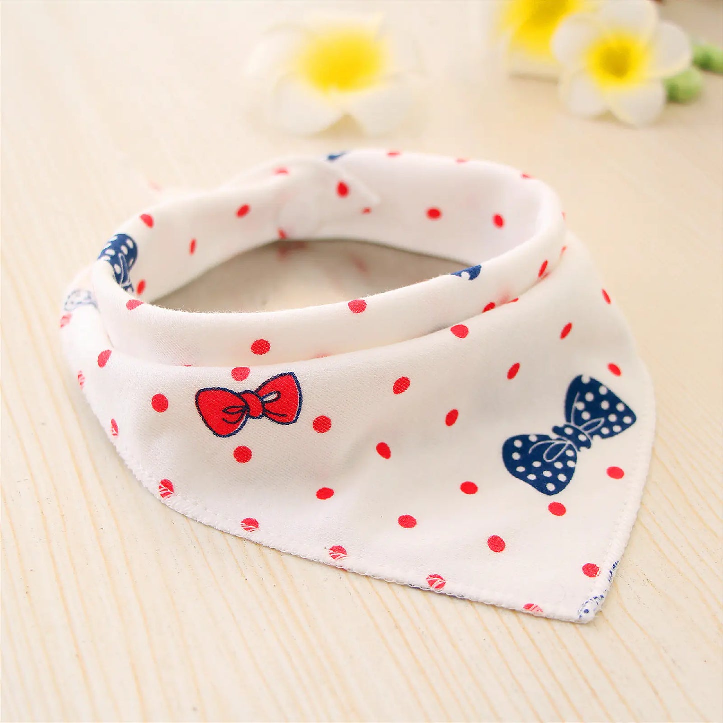 Waterproof Cotton Baby Bibs with Cartoon Design