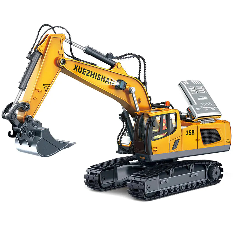 Large Alloy Remote Control Excavator Toy for Kids