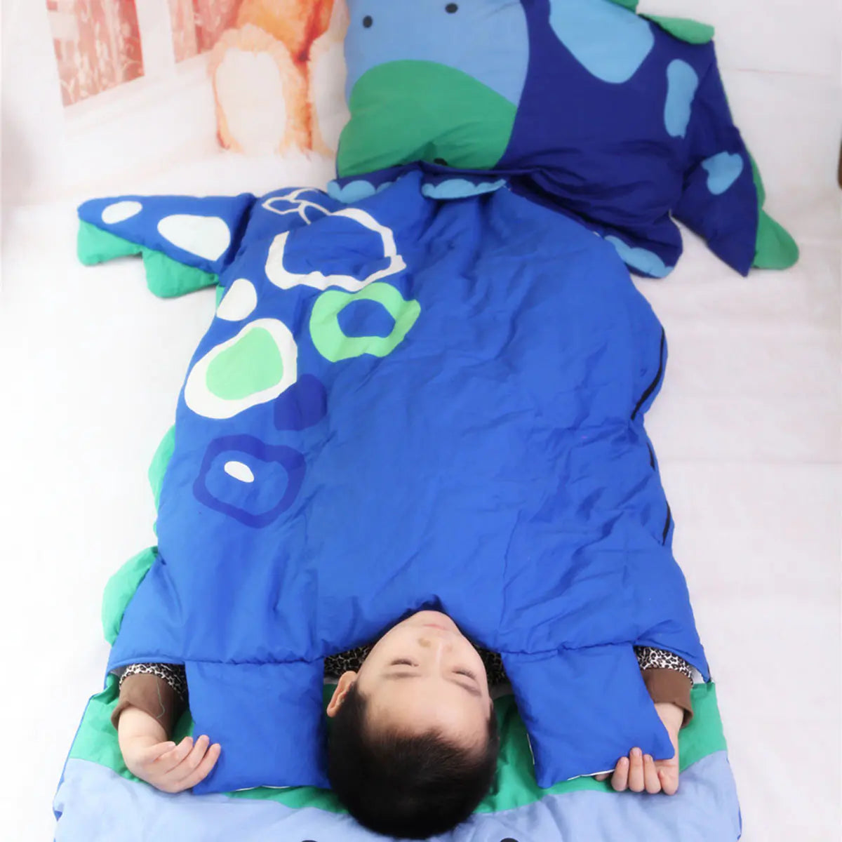 Cartoon Kids Sleeping Bag - Baby Cotton Kick-Proof Bag