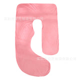 J-Shaped Pregnancy Pillow with Crystal Velvet Cover