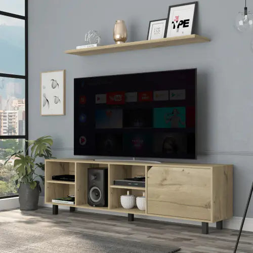 Valdivia TV Stand, Light Oak
