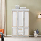 Sleek 3-Door Bedroom Armoire