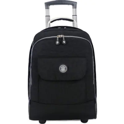 17-Inch Waterproof Rolling Backpack for Students and Travel
