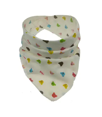 Waterproof Cotton Baby Bibs with Cartoon Design