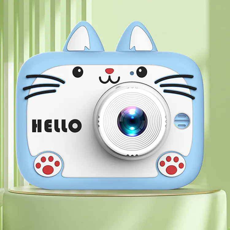 Kids Digital Camera Toy - Cartoon Cat HD Photography