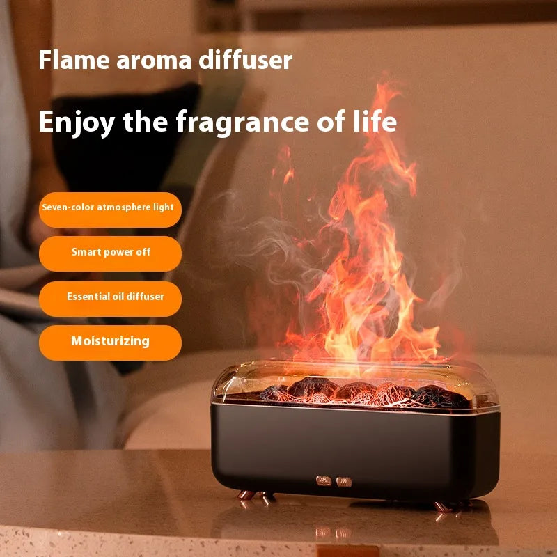 7-Color Ambience Flame Aroma Diffuser