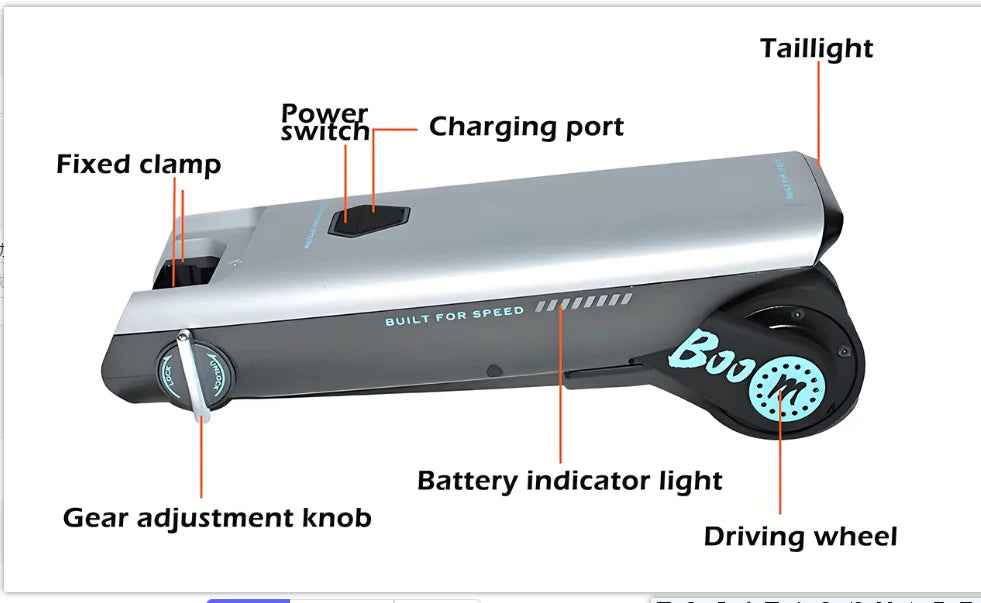 Electric Bicycle Mountain Bike Modification Booster