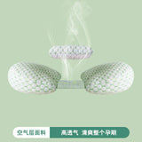 Cooling Pregnant Pillow for Side Sleeping with Washable Cover