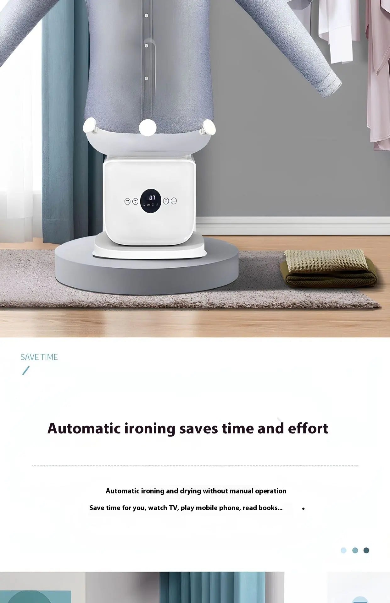 Inflatable Ironing & Drying Machine