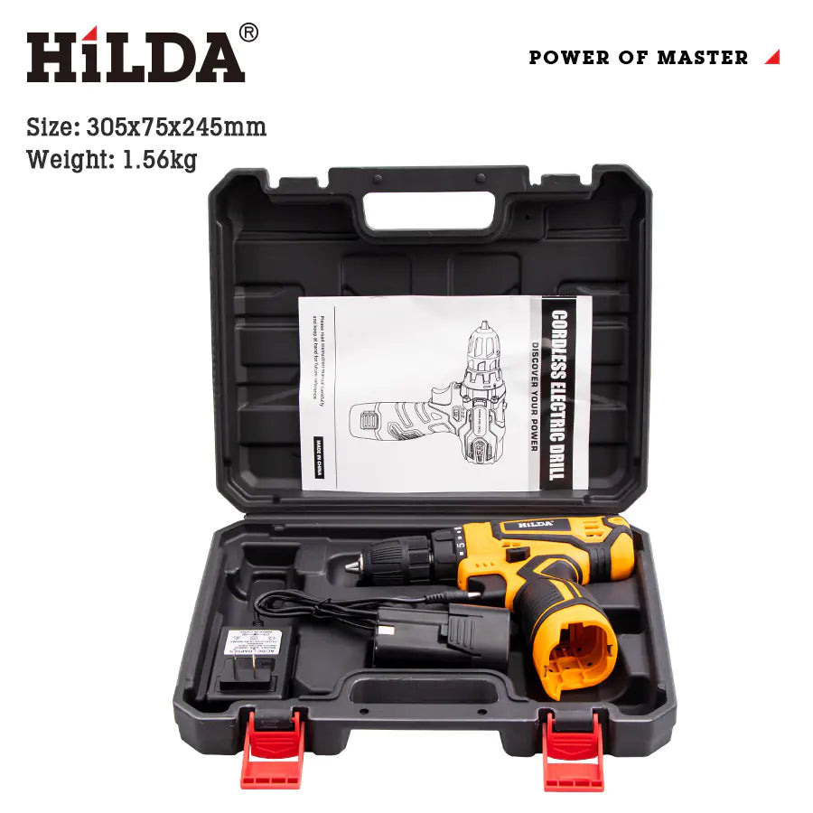 Multifunctional Cordless Electric Drill and Screwdriver