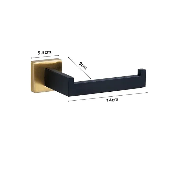 Wall-Mounted Stainless Steel Bathroom Hardware Set