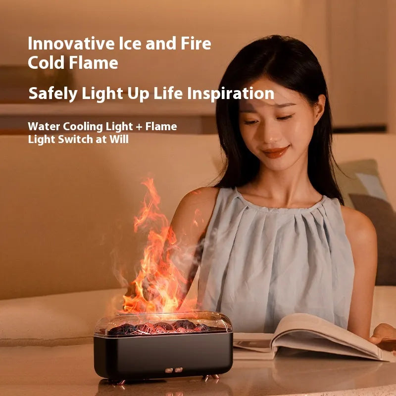 7-Color Ambience Flame Aroma Diffuser